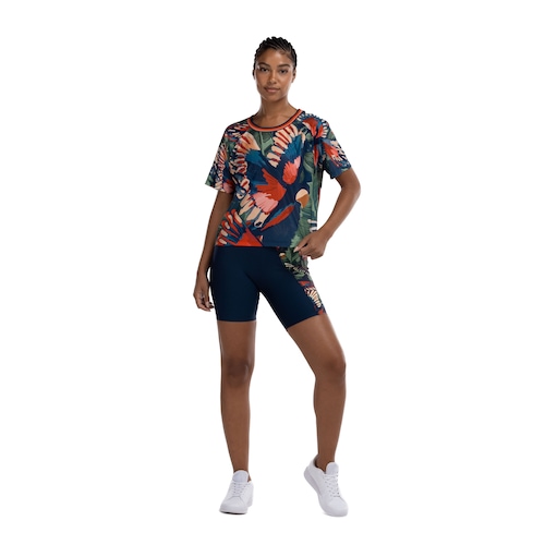 Camiseta Feminina Farm Dry Fit Vôo Pássaros - Video 1