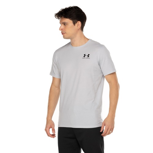 Camiseta Masculina Under Armour Manga Curta Sportstyle Left Chest - Video 1