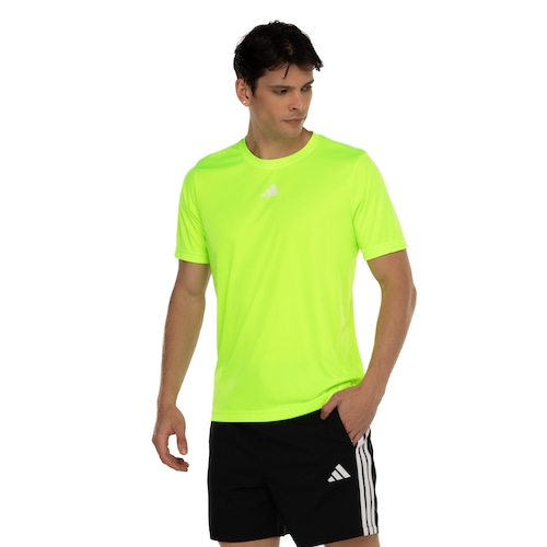 Camiseta Masculina adidas Manga Curta Treino Básica - Video 1
