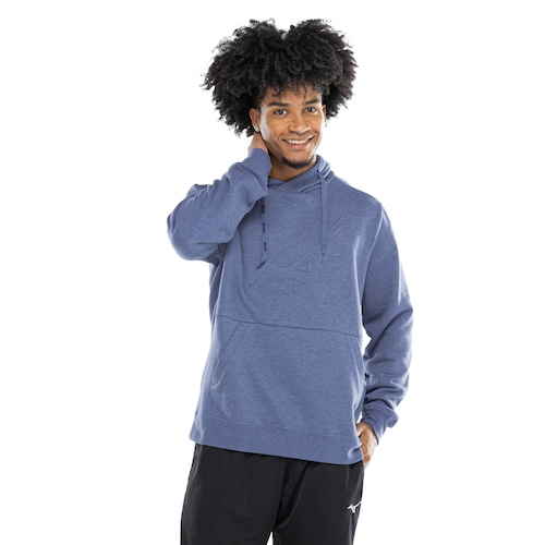 Blusa de Moletom Masculino Mizuno com Capuz Soft II - Video 1