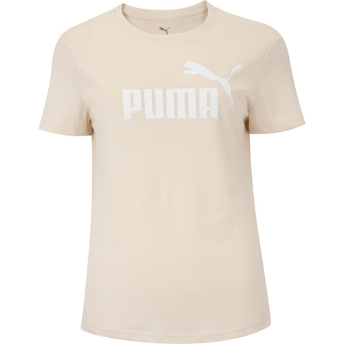 Camiseta Feminina Puma Manga Curta Essentials NO 1 Logo Tee S - Video 1