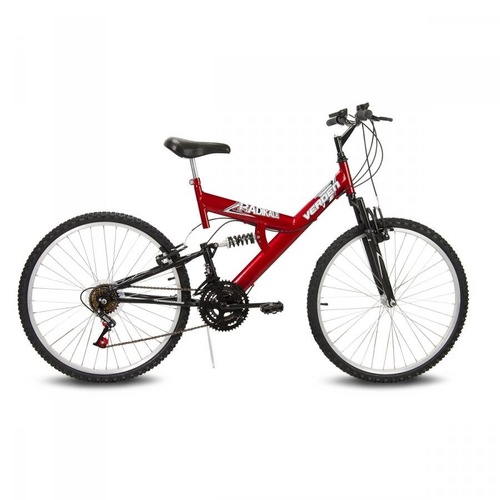 Menor preço em Bicicleta Aro 26 Radikale Preto e Vermelho Verden Bikes