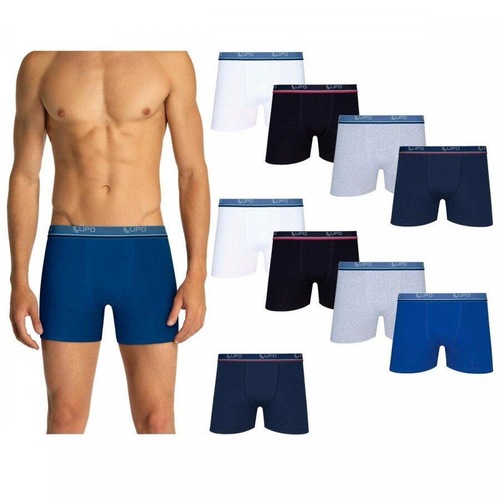 Kit de Cuecas Boxer Lupo 523088 - 10 Unidades - Adulto é boa?