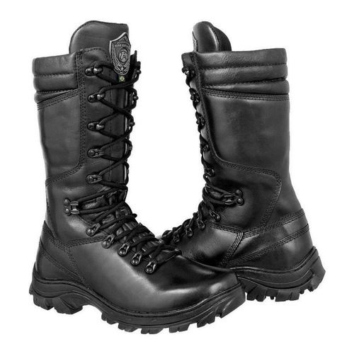 bota militar masculina cano longo