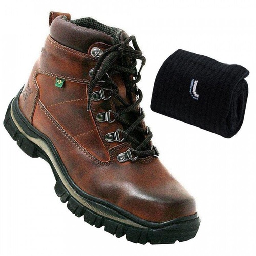 bota coturno masculina adventure cano médio solado trekking