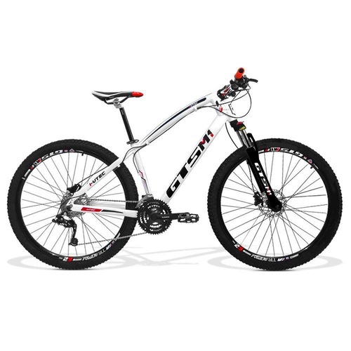 Bicicleta Gts M1 I-vtec Absolute T20 Aro 29 Susp. Dianteira 27 Marchas - Branco/vermelho