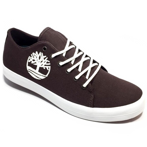 tênis couro timberland ek hype marrom