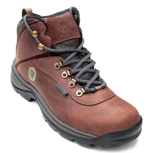 bota de couro timberland