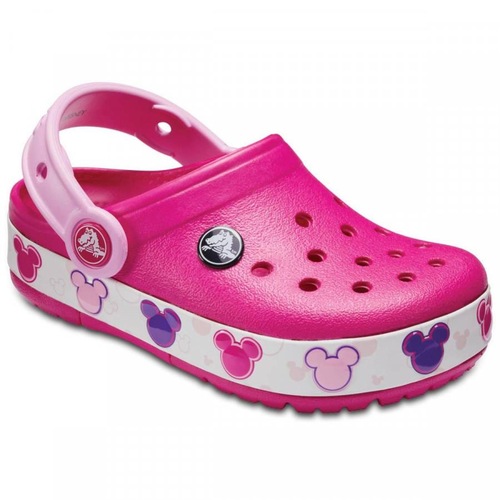 sandália crocs lights mickey infantil