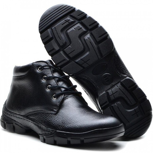 bota de couro masculina centauro