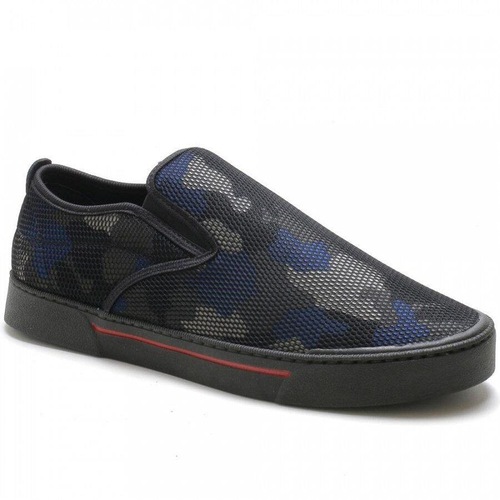 tenis camuflado azul