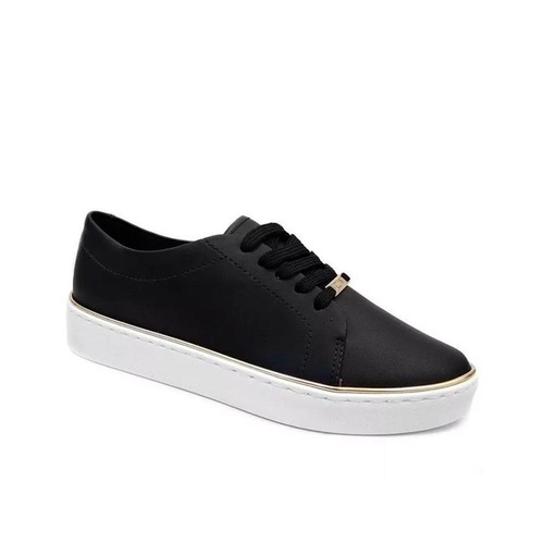 tenis vizzano preto com dourado