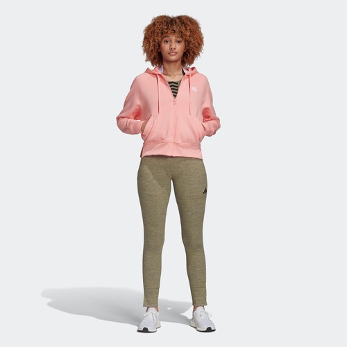 jaqueta com capuz adidas canelada feminina