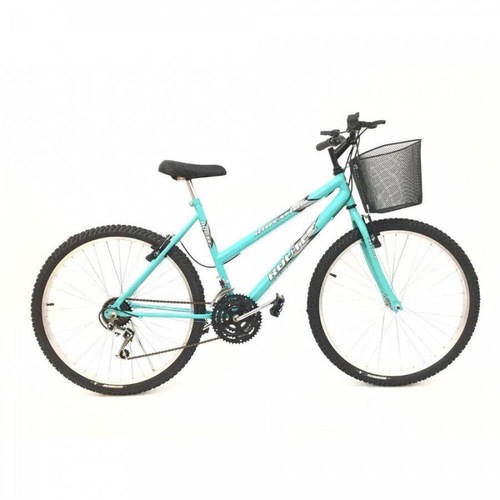Bicicleta Route Bike - Aro 26 - Freios V-brake - Câmbio Importado - 18 Marchas - Feminina Menor preço em Bicicleta Route Bike - Aro 26 - Freios V-brake - Câmbio Importado - 18 Marchas - Feminina