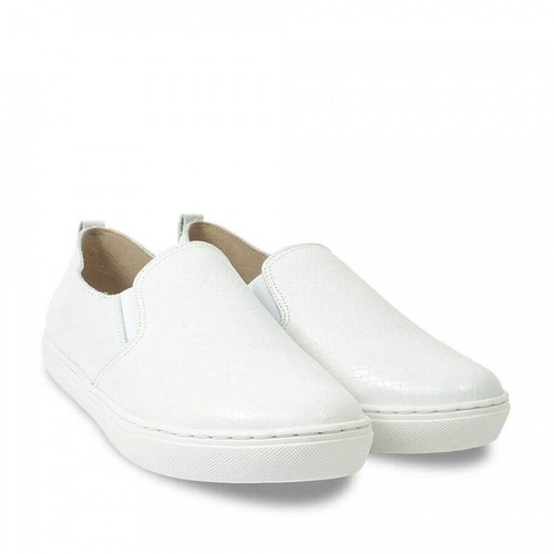 tenis slip couro feminino