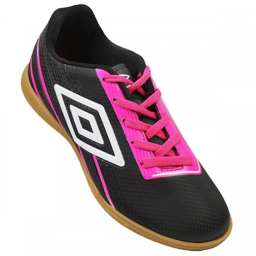 chuteira umbro futsal rosa