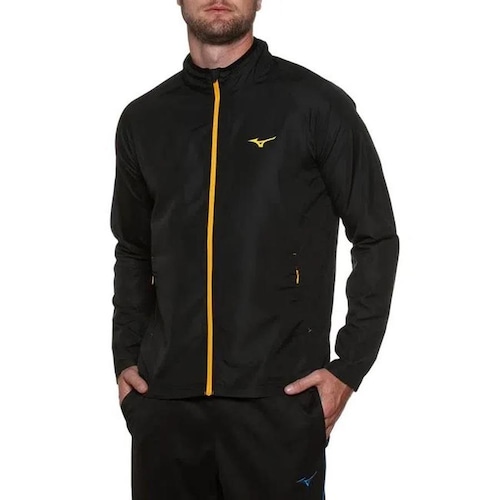 Corta vento best sale mizuno preto