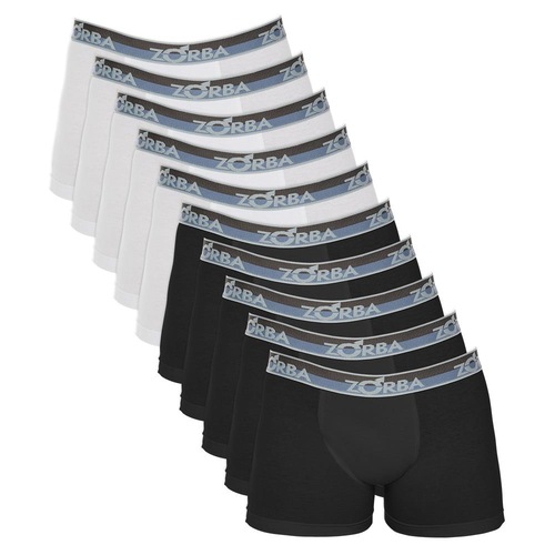 Kit Cuecas Boxer Zorba Comfortblend Duo 835 - 10 Unidades Menor preço em Kit Cuecas Boxer Zorba Comfortblend Duo 835 - 10 Unidades