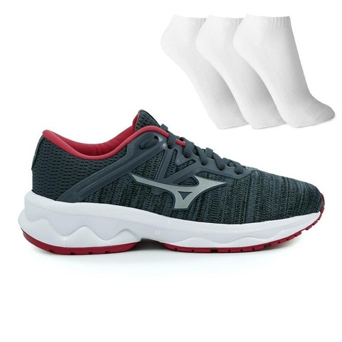 Menor preço em Tênis Mizuno Optimus + 3 Pares de Meias - Feminino