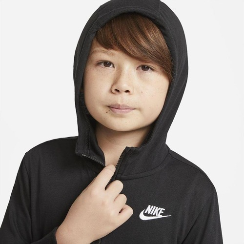 red nike kids moletom com capuz