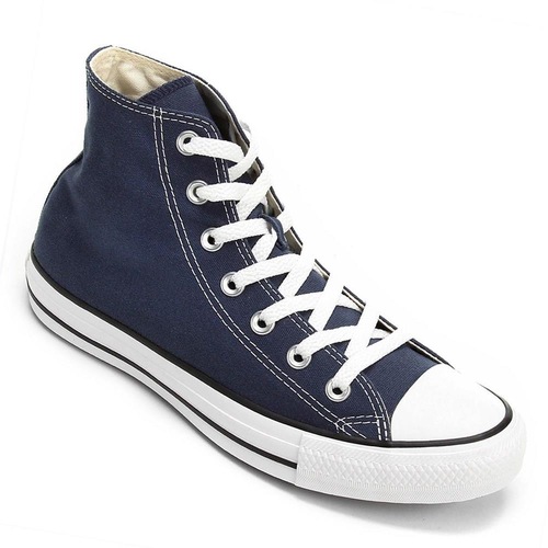 Tênis Cano Alto Converse All Star Chuck Taylor CT0419 - Unissex - AZUL  ESC/PRETO | Menor preço com cupom