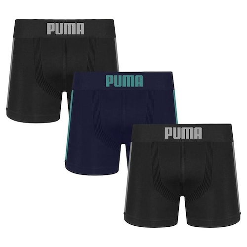Cueca Long Boxer Puma sem Costura - Adulto - 3 Unidades é boa?