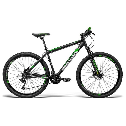 Bicicleta Gts M1 New Expert 2.0 T15 Aro 29 Susp. Dianteira 24 Marchas - Preto/verde