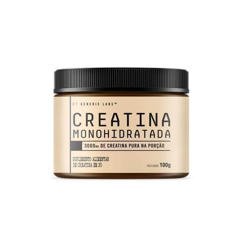 Creatina Monohidratada Generic Labs - 100g é boa?