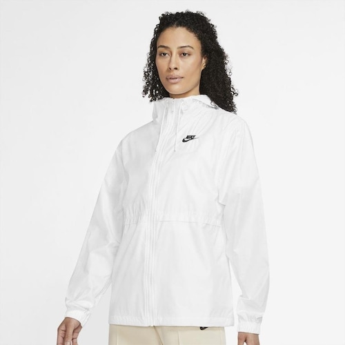 Jaqueta Nike Sportswear Essential Windrunner Woven Feminina - Preto  Fosco+Grafite