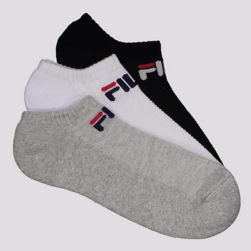 Kit de Meias Invisível Fila Tripack Light com 3 Pares - 34 a 38 - Adulto é boa?