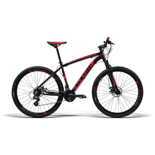 Bicicleta Gts M1 Ride New T21 Aro 29 Susp. Dianteira 24 Marchas - Preto/vermelho