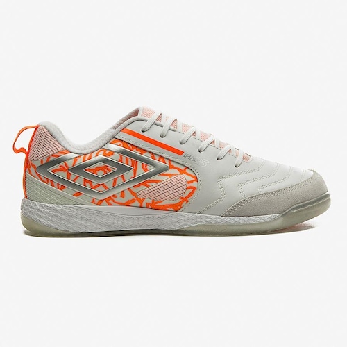 Menor preço em Chuteira Futsal Umbro Pro 5 Bump Polar Magma - Adulto