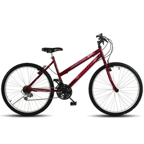 Bicicleta South Bike Lover Girl Aro 26 Rígida 18 Marchas - Vermelho