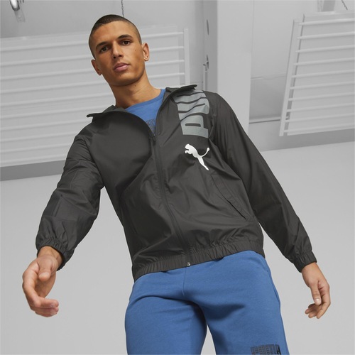 Blusão Corta-Vento Puma Graphic - Masculino Menor preço em Blusão Corta-Vento Puma Graphic - Masculino