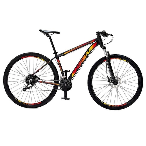 Bicicleta Krw S2 Aro 29 Susp. Dianteira 24 Marchas - Amarelo/preto