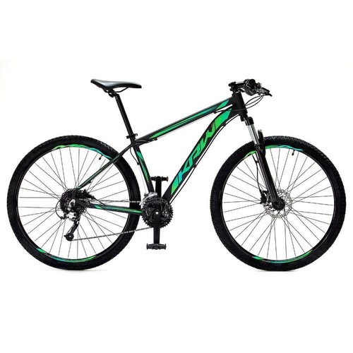 Bicicleta Krw S2 Aro 29 Susp. Dianteira 24 Marchas - Preto/verde