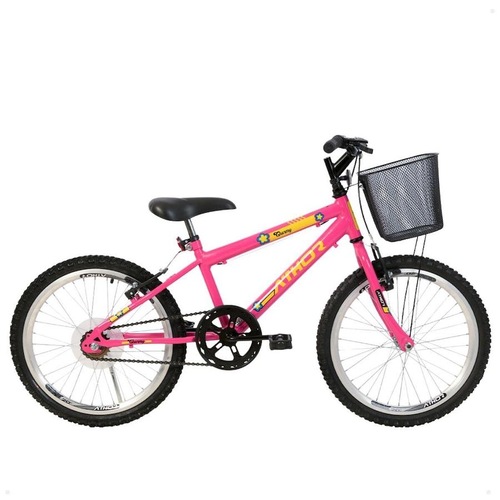 Bicicleta Athor Bike Charmy Aro 20 Rígida 1 Marcha - Rosa