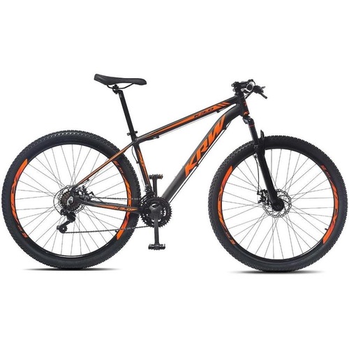 Bicicleta Krw Sx39 Aro 29 Susp. Dianteira 21 Marchas - Laranja/preto