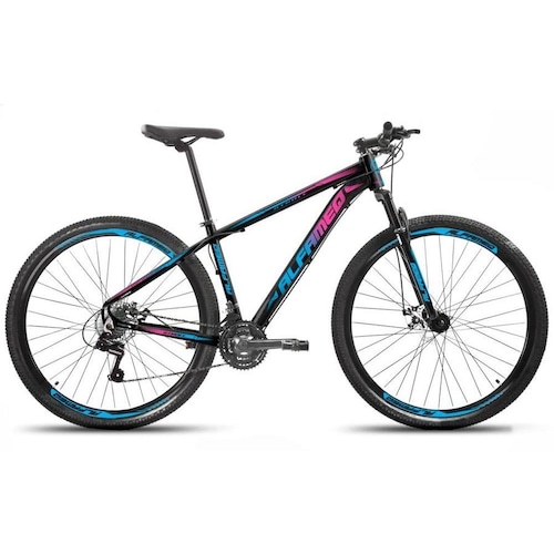 Bicicleta Alfameq Stroll Disc M Aro 29 Susp. Dianteira 27 Marchas - Preto/verde