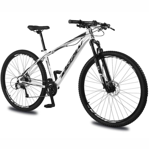 Bicicleta Krw Kr13 Aro 29 Susp. Dianteira 27 Marchas - Branco