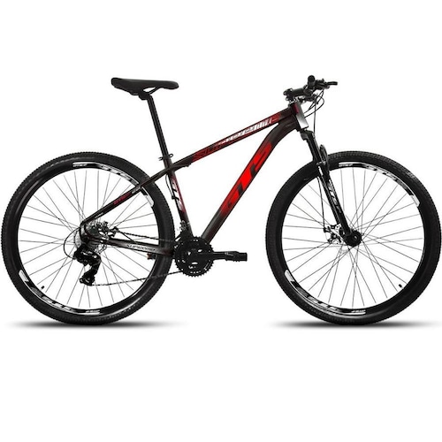 Bicicleta Alfameq Supreme Disc H Aro 29 Susp. Dianteira 27 Marchas - Preto/vermelho