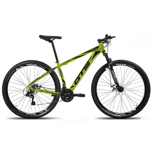 Bicicleta Gts Feel Rdx Disc H Aro 29 Susp. Dianteira 27 Marchas - Verde/preto