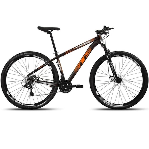 Bicicleta Alfameq Supreme Disc M Aro 29 Susp. Dianteira 21 Marchas - Preto/laranja