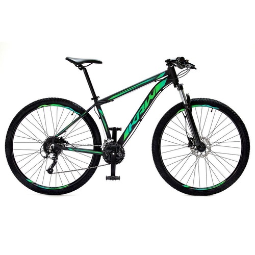 Bicicleta Krw Sx17 Aro 29 Susp. Dianteira 24 Marchas - Verde