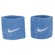 Munhequeira Nike Swoosh Wristbands - Adulto AZUL/BRANCO