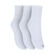 Kit 3 Pares de Meias Atoalhadas Cano Médio Tamanho 39-44 Casual Oxer Adulto BRANCO