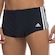 Sunga adidas 3S Wide - Adulto PRETO/BRANCO