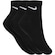 Kit de Meias Nike Everyday Cushion Ankle com 3 Pares - Adulto PRETO/BRANCO