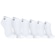 Kit de Meias Nike Everyday Cushioned Low com 3 Pares - Adulto BRANCO