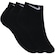 Kit de Meias Nike Everyday Cushioned Low com 3 Pares - Adulto PRETO